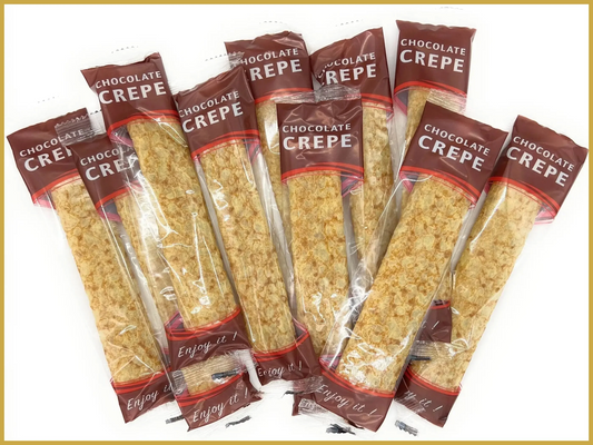 【たっぷり10個！大人気チョコレートクレープ 】 30g　FRENCH CHOCOLATE CREPES 10pack　※