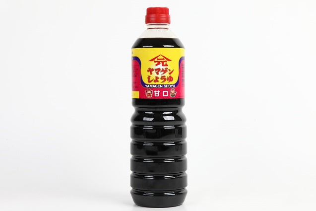 【送料無料】【ケース販売】山元醸造 ヤマゲン甘口醤油 1000ml 1L×12本