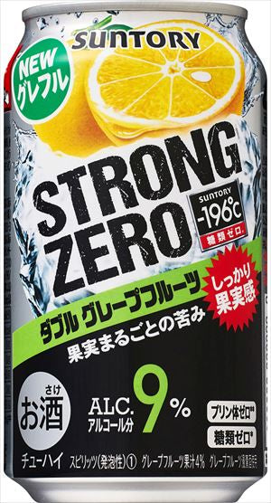 サントリー －196℃ストロングゼロダブルグレープフルーツ ＧＦ 350ｍｌ24本入り