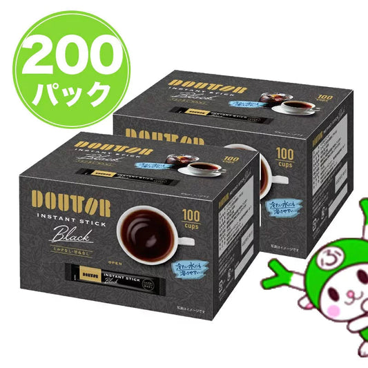 ドトール インスタントスティックブラック　2g×100p×2箱