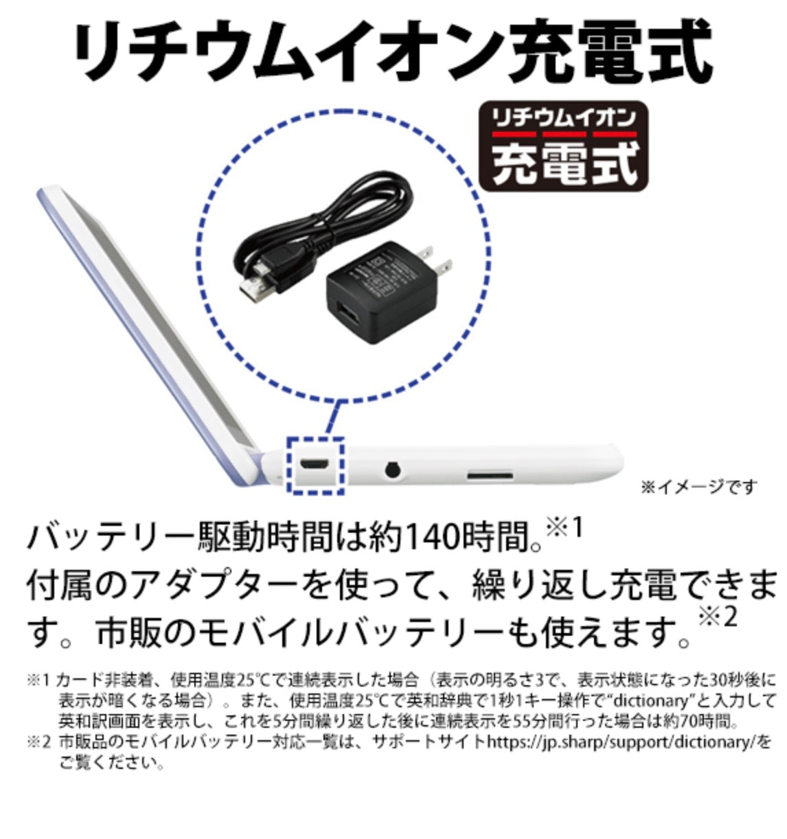 SHARP (シャープ)[PW-J2-W] カラー電子辞書 Brain(ブレーン) 中学生モデル 150コンテンツ ホワイト系