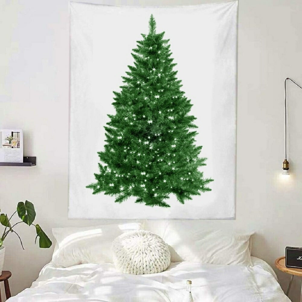 クリスマスタペストリー 特大 2m クリスマスツリー 200cm 布 ウォールツリー クリスマス ツリー タペストリー ツリータペストリー ウォールデコレーション ウォールアート ウォールデコ クリスマス 壁掛け 多機能 壁 インテリア サンタクロース サンタ 北欧 おしゃれ モダン