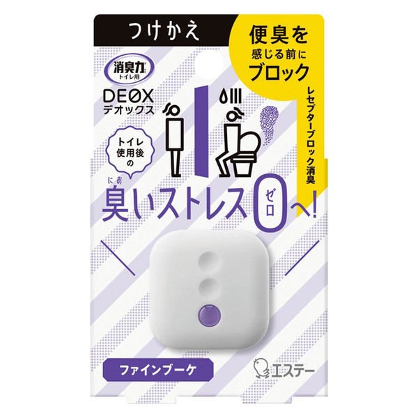 消臭力DEOX（デオックス） トイレ用 消臭剤・芳香剤 置き型 ファインブーケ つけかえ用 6mL