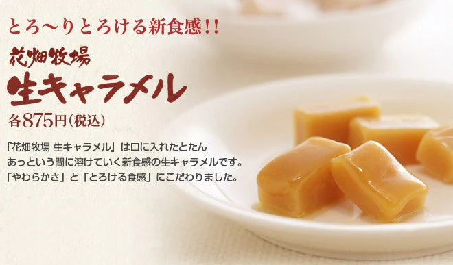 花畑牧場　生キャラメル12粒　プレーン×2個セット 北海道産 スイーツ 手造り とろける プレゼント 贈り物 お土産 手土産 ギフト モンドセレクション受賞