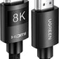 [UGREEN] HDMI2.1ケーブル オス-オス 8K対応 1m ブラック