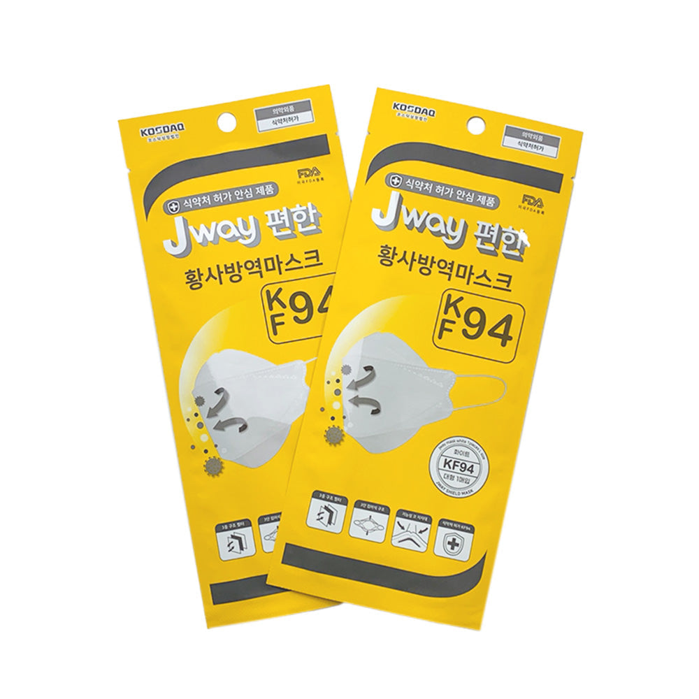 【韓国製 正規品】KF94  Jway  3層フィルター 3D立体 マスク 50枚