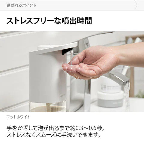 【超得ハイパーSALE】電動ソープディスペンサー 液体タイプ マットホワイト