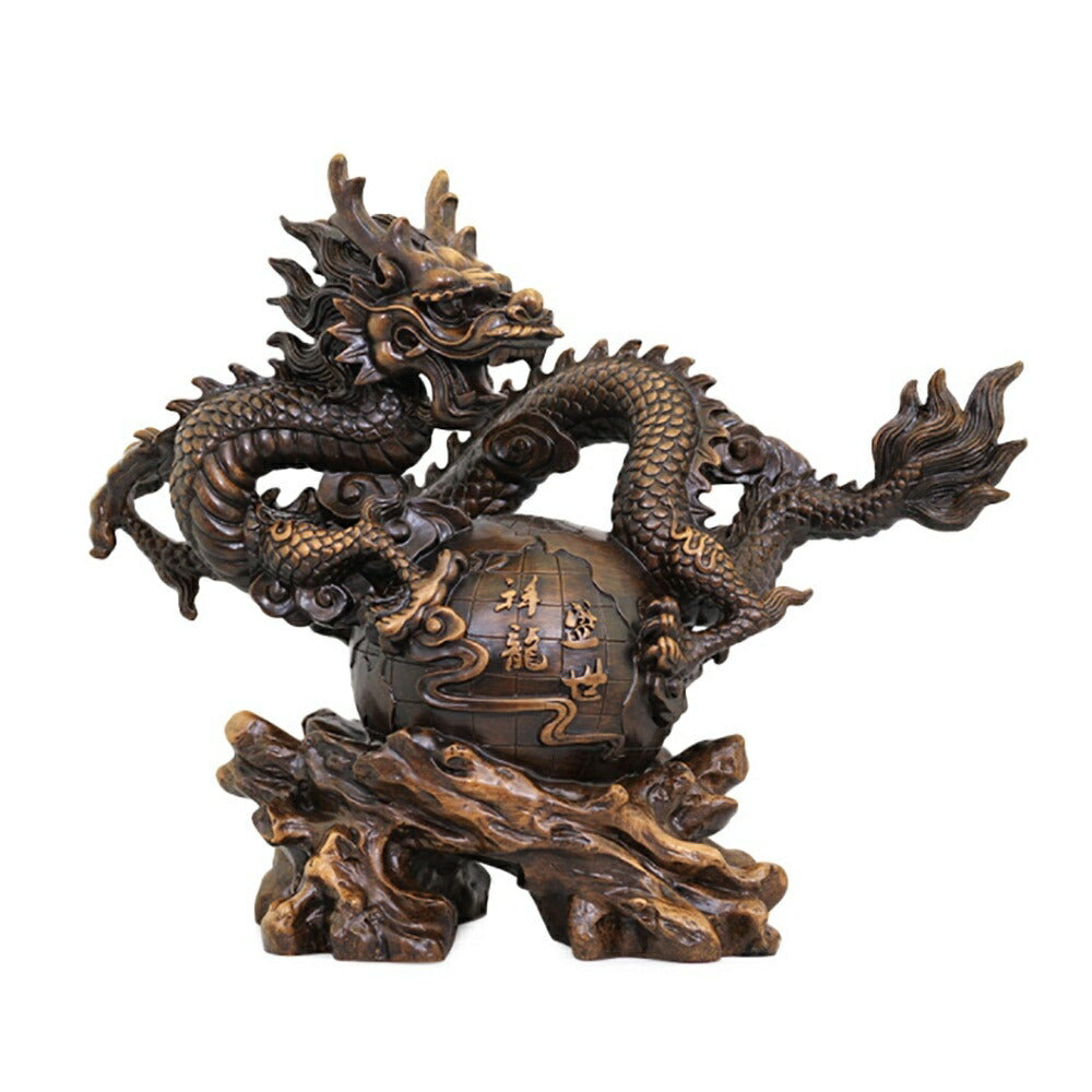【人気商品】風水 特大 龍 ドラゴン 置物 竜 玄関 龍の飾り 風水グッズ レジン 開運祈願 金運祈願アイテム 龍神 開運 金運 財産運 出世運 恋愛運 幸福 成功 プレゼント 贈り物 開運厄除 祈願成就 金運上昇 開運 運気上昇 インテリア 招財