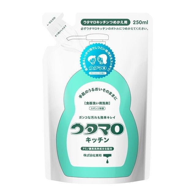 ウタマロキッチン つめかえ用 250ml [食器洗い洗剤]