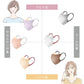 【M／コーラルピンク】MASCODE 3D 立体 マスク 5袋35枚 セット マスコード 不織布 女性 レディース ピンク 送料無料【シェア買いなら2500円！】