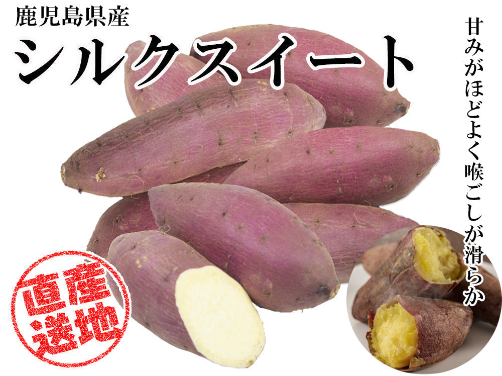 シルクスイート さつまいも 5kg 送料無料 産地直送 産直 土付き さつま芋 薩摩芋 焼きいも 焼き芋 石焼き芋 芋 いも イモ 鹿児島県産 ngs-004