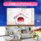 ペットハウス L クッション付 ペット パラダイス イヌ用 動物用 ネコ用 折り畳み コンパクト かんたん設置 柵 犬用 猫用 うさぎ 小動物 猫用 メッシュ 組立 あったか 快適 通気性 室内 リビング ハウス 犬小屋 かわいい