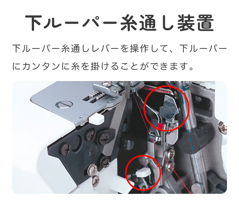 JUKI ジューキ 4本糸ロックミシン MO-114DN