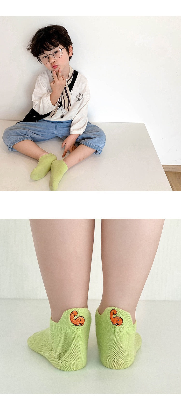 女の子用 お徳８足　セット　サイズM：15-18cm（3歳ー5歳） 　即納　通気性　子ども　ソックス　短め　バック刺繍　可愛い　アンクルソックス　ショートソックス