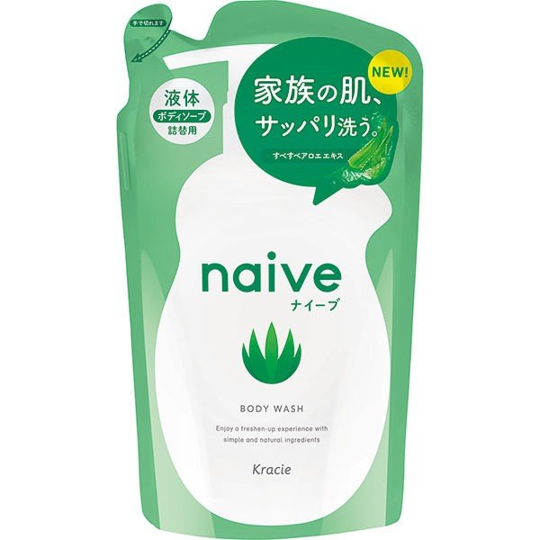 【おまけ付き！】ナイーブ ボディソープ アロエエキス配合 詰め替え 380ml