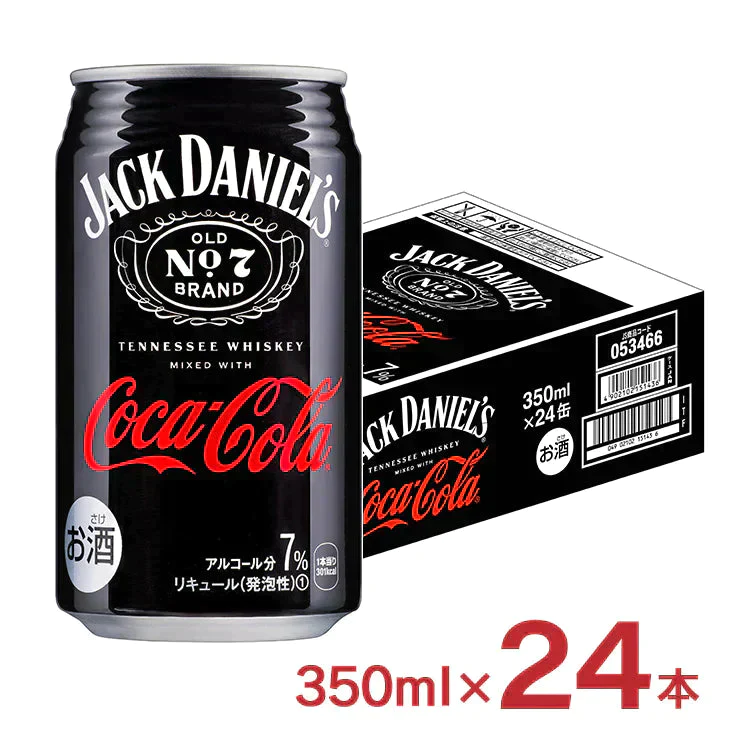 ジャックダニエル＆コカコーラ 350ml×24本 送料無料 【ゲリラセール】