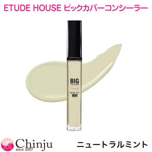 ニュートラルミント 【ネコポス速達便】ETUDE HOUSE エチュードハウス ビッグカバーフィットコンシーラー 7g コンシーラー 化粧下地 カバー 韓国コスメ 観光化粧品