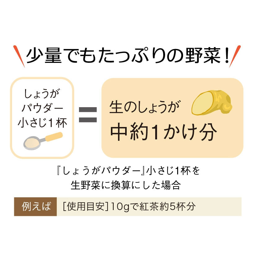 野菜ファインパウダー しょうがパウダー
