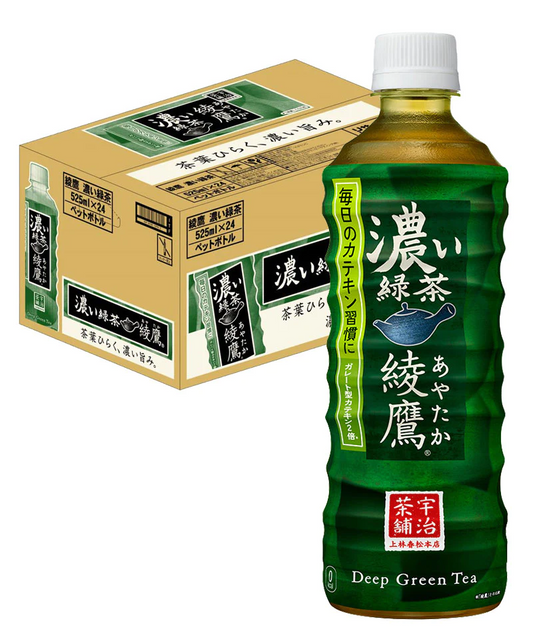 【送料無料】 コカ コーラ 綾鷹 濃い緑茶 525ml×1ケース/24本