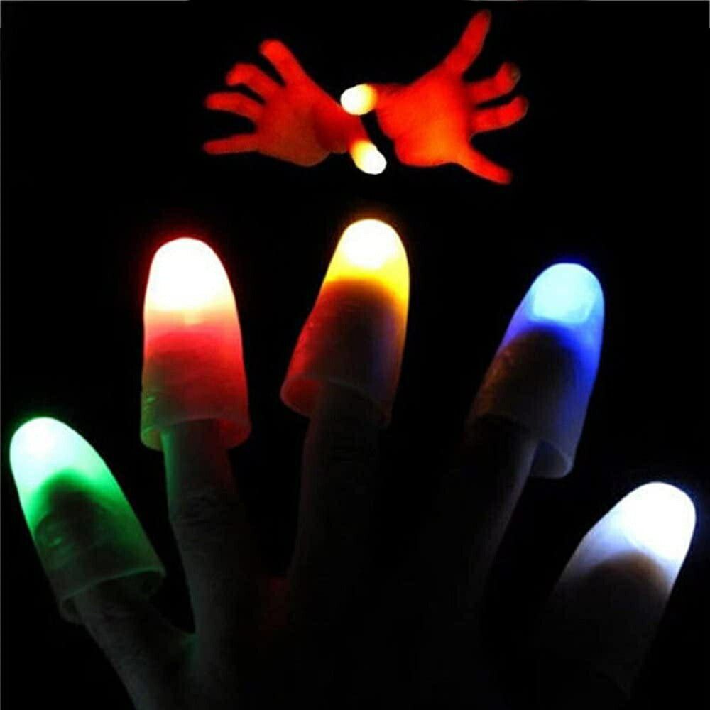 玩具 マジック 光る指 2本セット フィンガーライト LED 光の玉を操るマジック 柔らかい指のおもちゃ 点滅手袋 手品 面白グッズ マジック挑戦 パーティー イベント 光 発光 トリック バースデー ギフト 初心者 パフォーマンス トリック ドッキリ 宴会 飲み会 家飲み 宅のみ