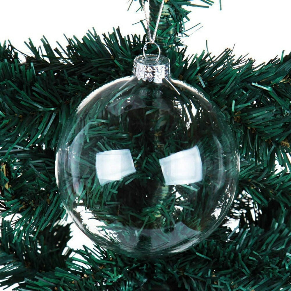 透明 プラスチック【6個セット】 クリスマス オーナメント 豪華セット クリスマスツリー 飾り付け 飾り 華やか おしゃれ きれい ボールクリスマス DIY デコレーション クリスマスパーティー グッズ ボール パーティーグッズ 装飾