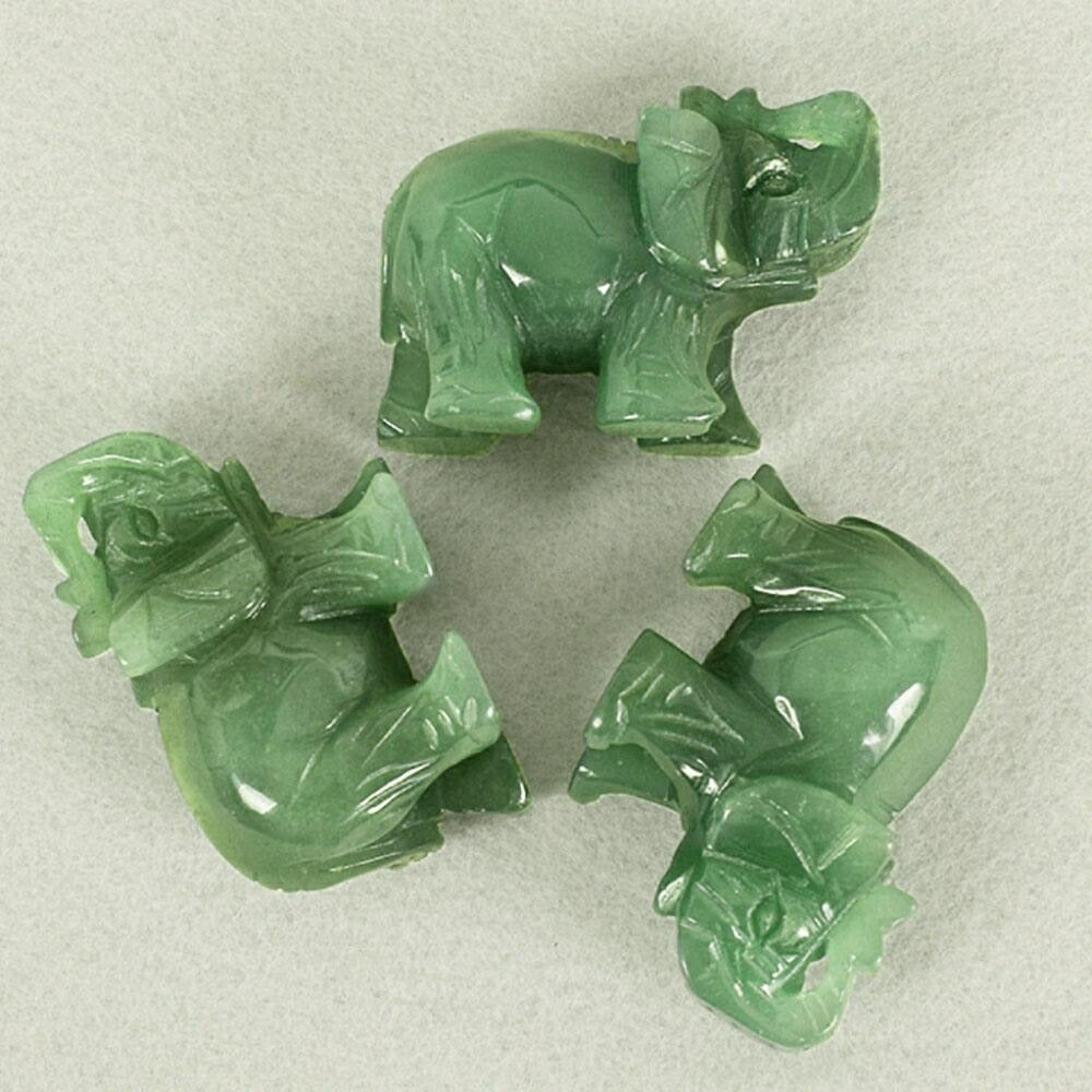 置物 風水 鼻を上げる 象 ガネーシャ 翡翠色 お守り 厄除け 魔除け
