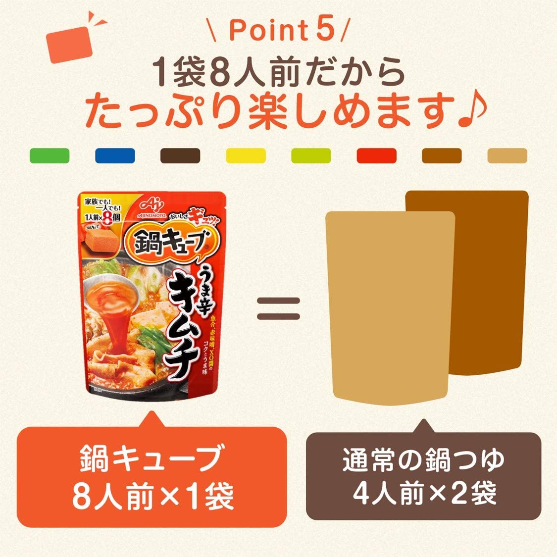 【冬に向けて！】鍋キューブ うま辛キムチ