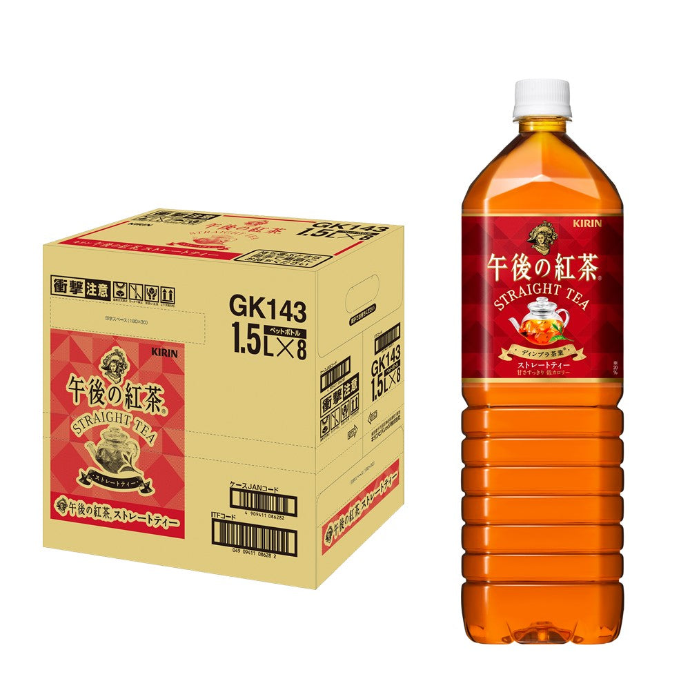 【送料無料】キリン 午後の紅茶 ストレートティー 1500ml 1.5L×16本