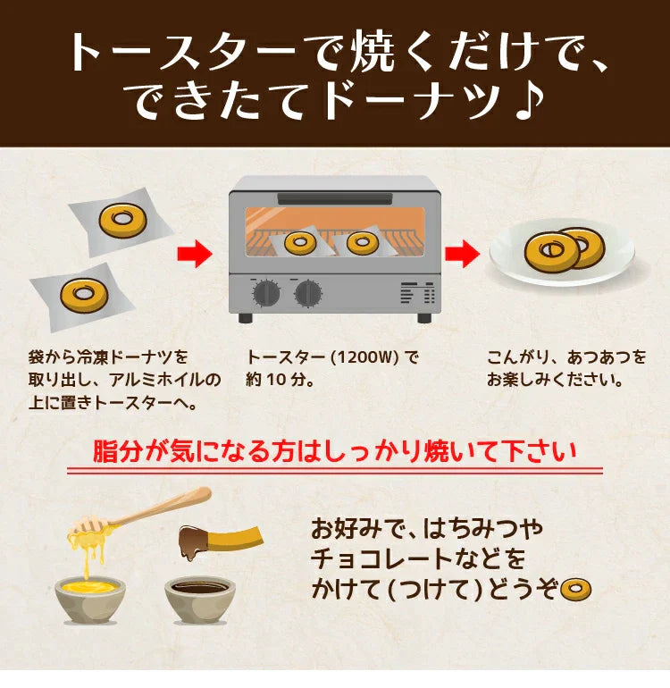 米粉と豆腐のもっちりドーナツ24個【プレーン】【店長本気のシェア買いWEEK】