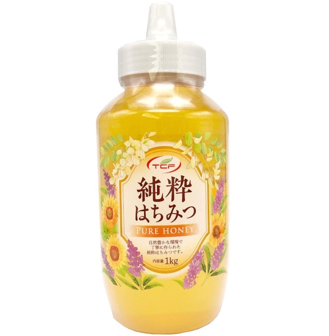 【送料無料】天長食品 純粋はちみつ 1kg×24個/2ケース