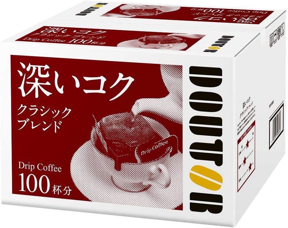 ドトール ドリップコーヒー クラシックブレンド 100杯分