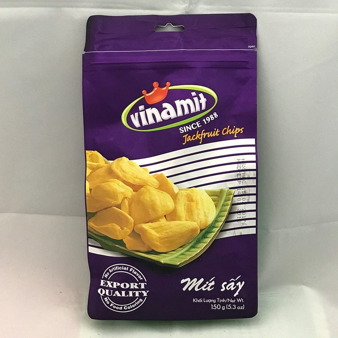 Vinamit フルーツチップス ジャックフルーツ味 150g 1袋 Vinamit Mit say 150g 1goi
