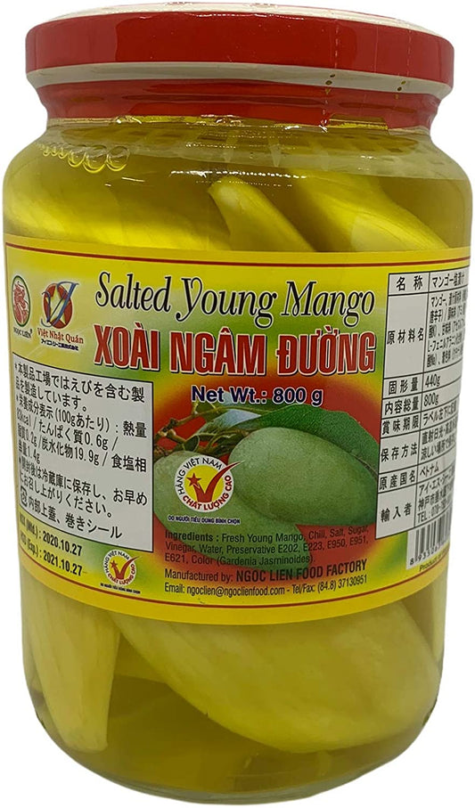 Ngoc Lien マンゴー塩漬け瓶詰 800g 1瓶 Ngoc Lien Xoai Ngam Duong 800g 1 hu
