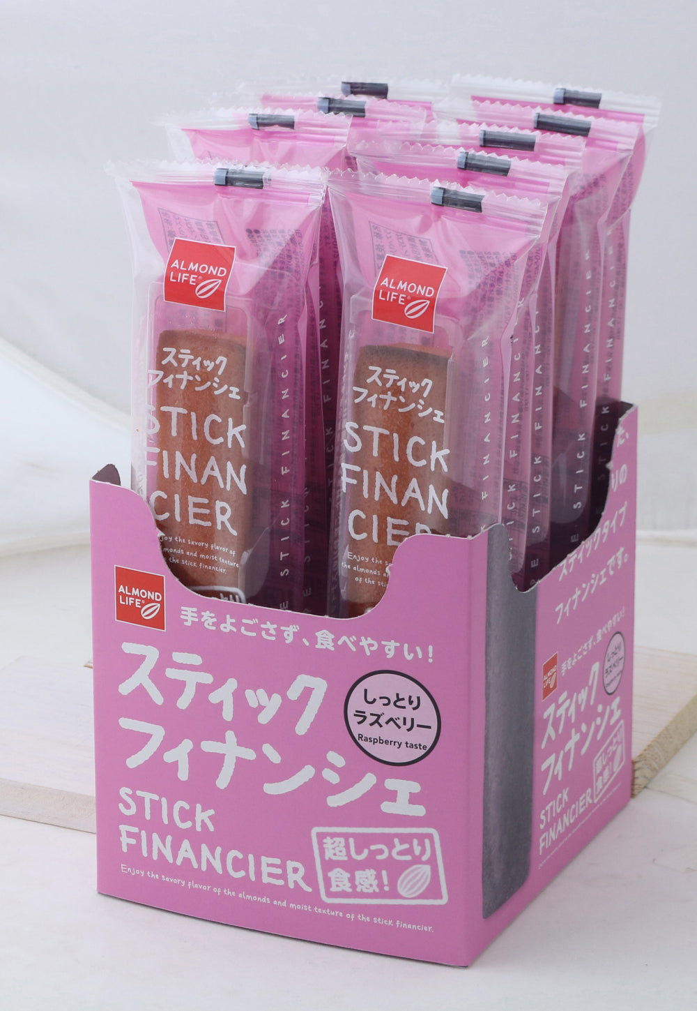 アーモンドライフ スティックフィナンシェ ラズベリー10個入