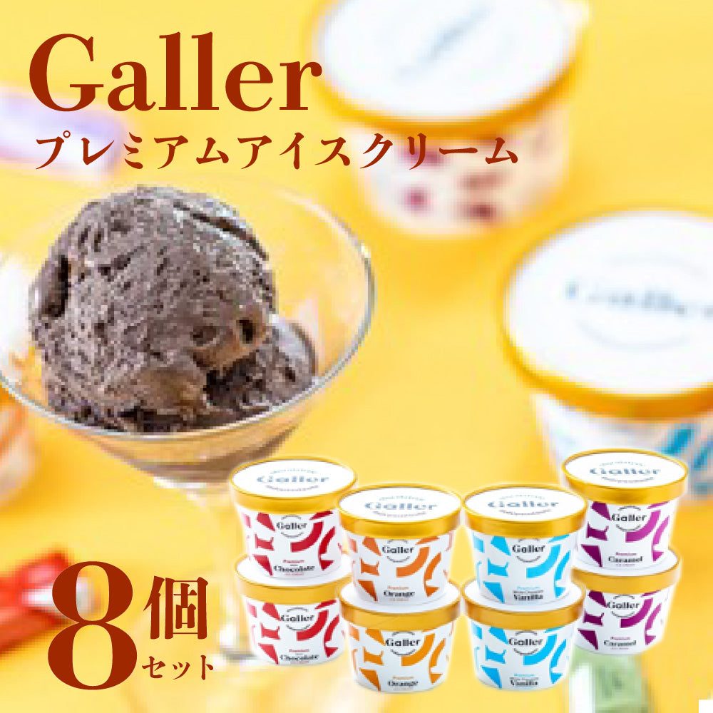 ガレープレミアムアイスクリーム８個セット GLN-8