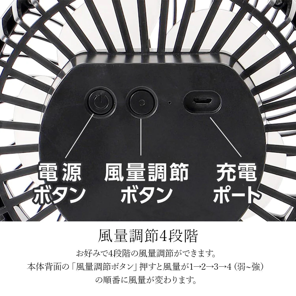 汗かき専用ビッグハンディファン KSFN-011B
