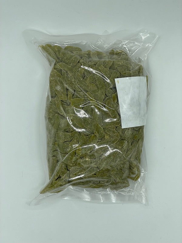 【3人シェア買いでお得】「生八ツ橋切れ端 (抹茶味) 500g」 と 「八ツ橋やさんのあんこ250g」のセット　八つ橋