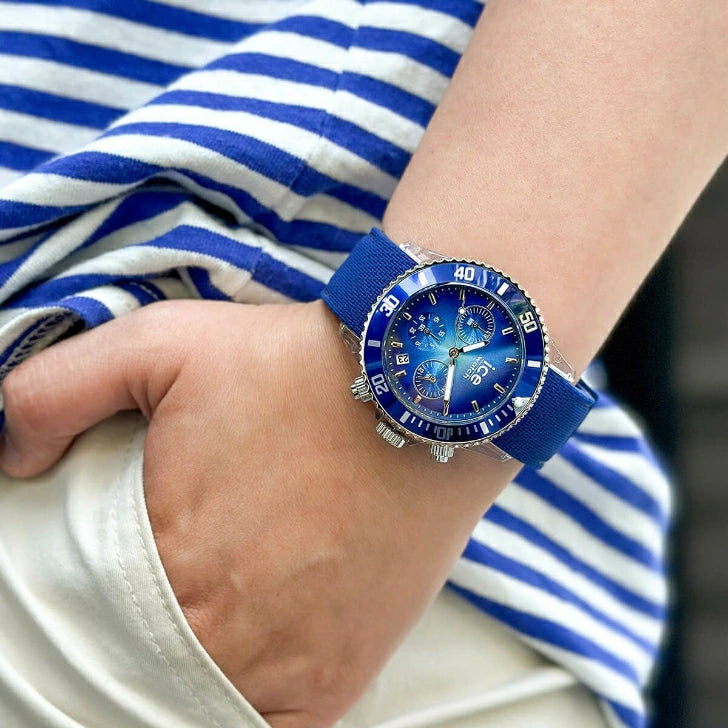 ice-watch アイスウォッチ ICE chrono - ディープブルー - ミディアム 021441