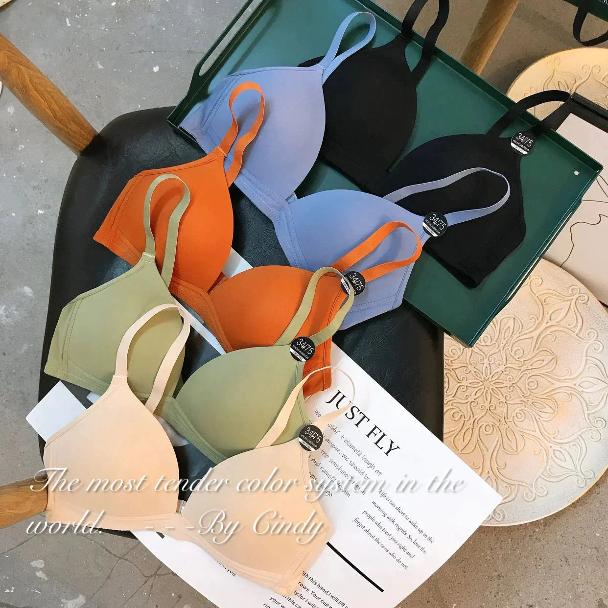 【100セット限定】［32/70AB ブラ&ショーツセット 2セット入］ 超盛れるブラジャー 下着 上下セット　ブラセール【ゲリラセール】
