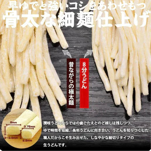【ゲリラセール】本場讃岐うどん【早ゆで麺】8分うどん(220g×4) 送料無料【賞味期限2023,5,28】
