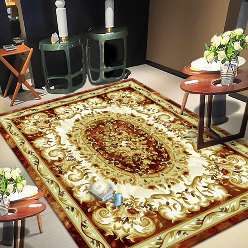 絨毯 レッド カーペット ダマスク柄 じゅうたん アンティーク ダマスク damask レトロ インテリア モダン 北欧 ゴシック リビング マット ラグ オールシーズン ヨーロッパ EU アメリカン クリスマス 撮影 イベント ホーム