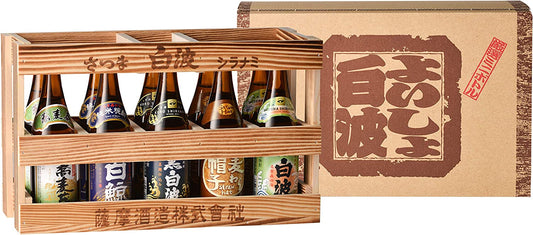 【送料無料】薩摩酒造 よいしょ白波 100mlx10本セット 飲み比べセット【本州(一部地域を除く)は送料無料】