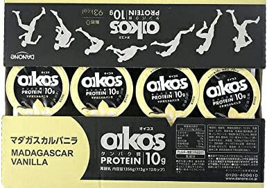【バニラ味】送料無料【DANONE】ダノン　オイコス　ヨーグルト　110g×12個（冷蔵品）【コストコ通販】＃8
