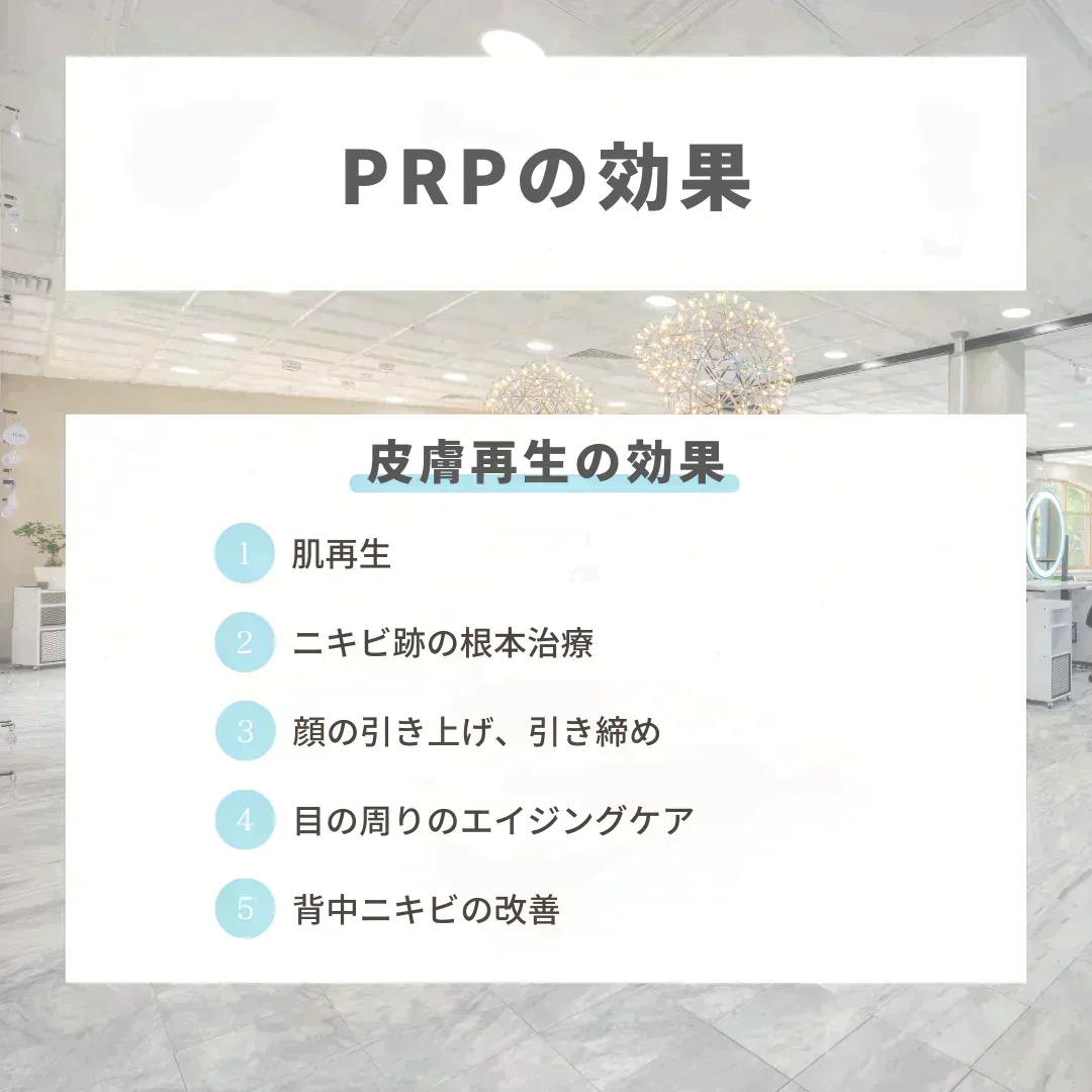 PRP注射（3cc）※初診料込（ノリス美容クリニック）【美容クリニックチケット】