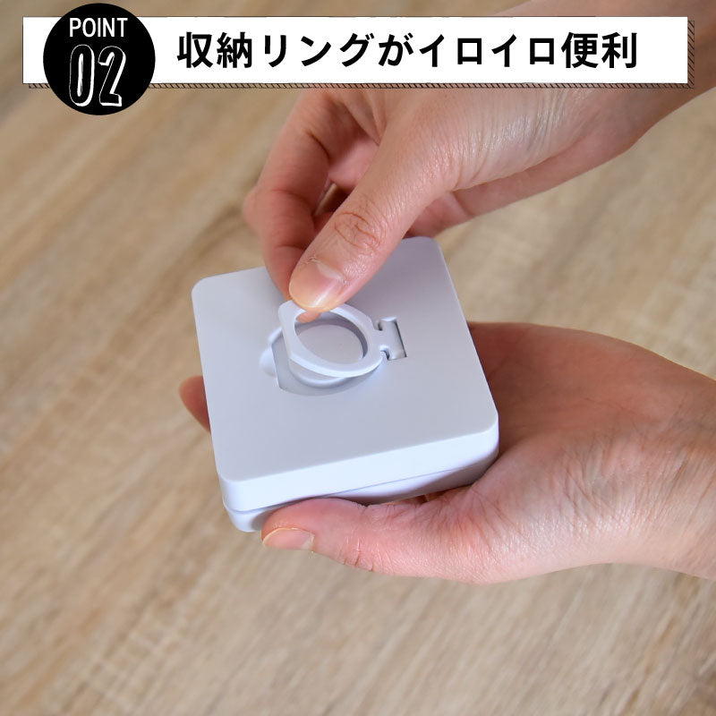 ハンディーファン 首かけ ミニ扇風機 持ち運び ミラーファン