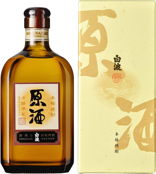 【送料無料】薩摩酒造 さつま白波原酒 37度 720ml×12本【北海道・沖縄県・東北・四国・九州地方は必ず送料がかかります】