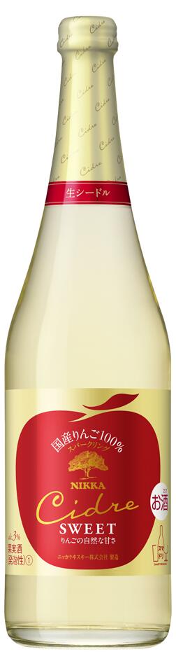 アサヒ ニッカ シードル・スイート 500ml 1本【ご注文は1ケース(12本)まで同梱可能です】