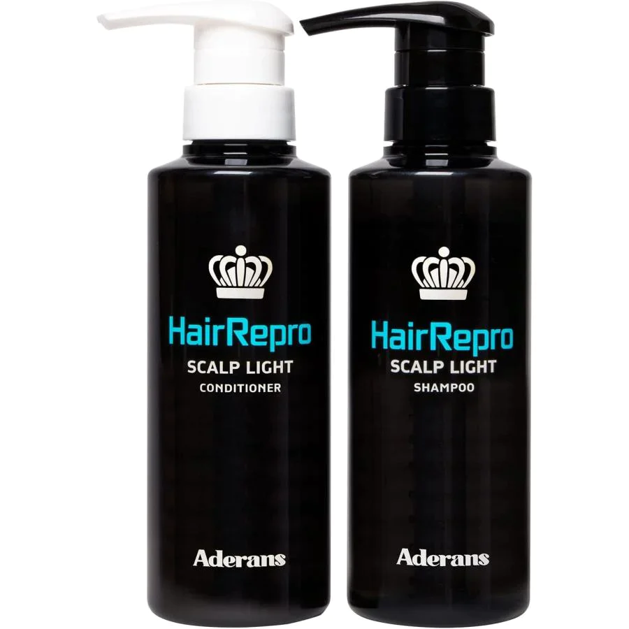 ヘアリプロ スカルプライト シャンプー＆コンディショナー セット 送料無料 アデランス シャンプー スカルプケア 頭皮 皮脂 コンディショナー 頭皮環境 ボタニカル 各300ml 男性用 頭皮ケア フケ ふけ かゆみ Hair Repro メンズ 髪と頭皮のトラブルに ハリ コシ ツヤ アップ