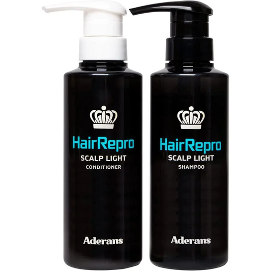 ヘアリプロ スカルプライト シャンプー＆コンディショナー セット 送料無料 アデランス シャンプー スカルプケア 頭皮 皮脂 コンディショナー 頭皮環境 ボタニカル 各300ml 男性用 頭皮ケア フケ ふけ かゆみ Hair Repro メンズ 髪と頭皮のトラブルに ハリ コシ ツヤ アップ