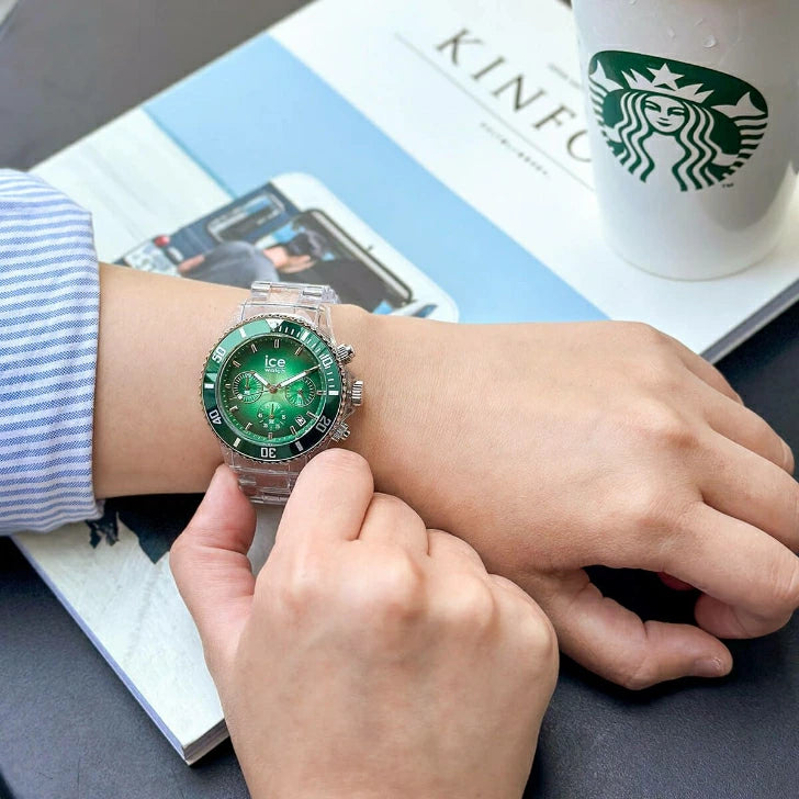 ice-watch アイスウォッチ ICE chrono - ディープグリーン - ミディアム 021442